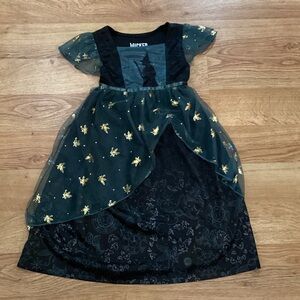 Kids Black and Gold Dress